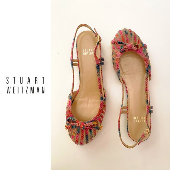 Stuart Weitzman Chanel Style Sling Backs - Picture 7 of 10